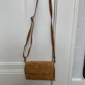 Cork crossbody/clutch